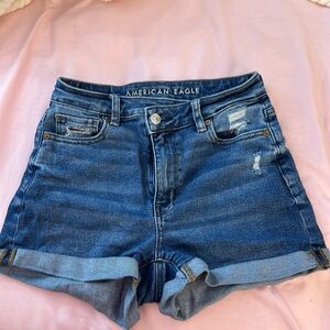american eagle shorts, dark blue, size US 00